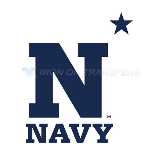Navy Midshipmen Logo T-shirts Iron On Transfers N5349 - Click Image to Close